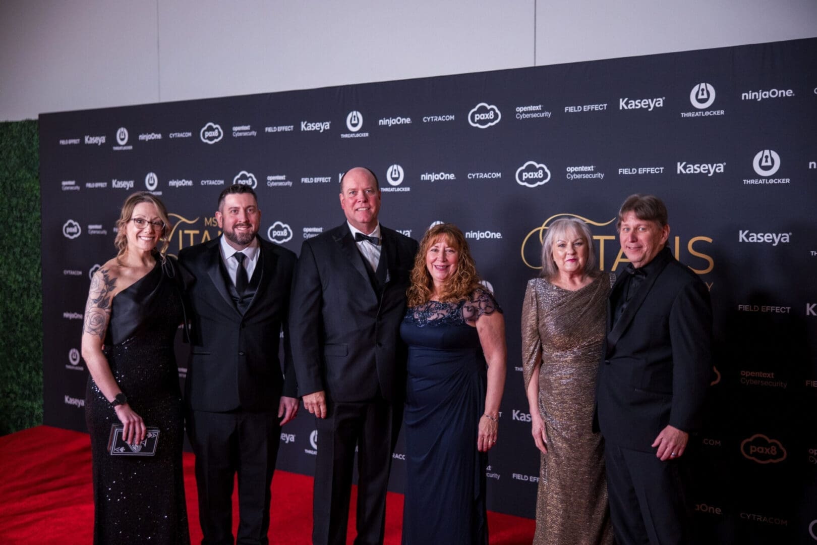 DataTrends C-Suite at the MSP Titans of the Industry Awards Red Carpet