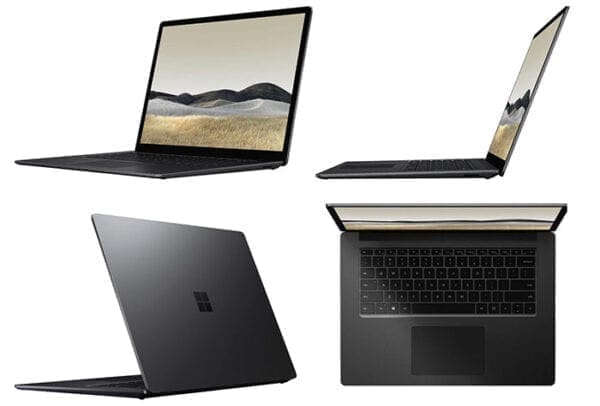 Microsoft Surface laptop in black