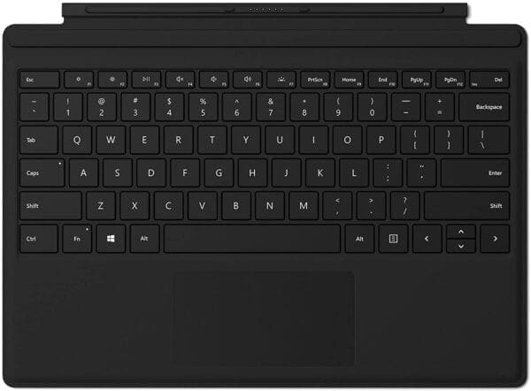 Microsoft Surface Pro laptop keyboard cover in black